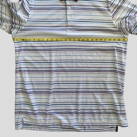 Tailorbyrd Striped Polo Shirt 2XLT - Picture 5 of 6